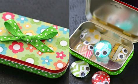 tiny metal box crafts|diy altoid tin craft.